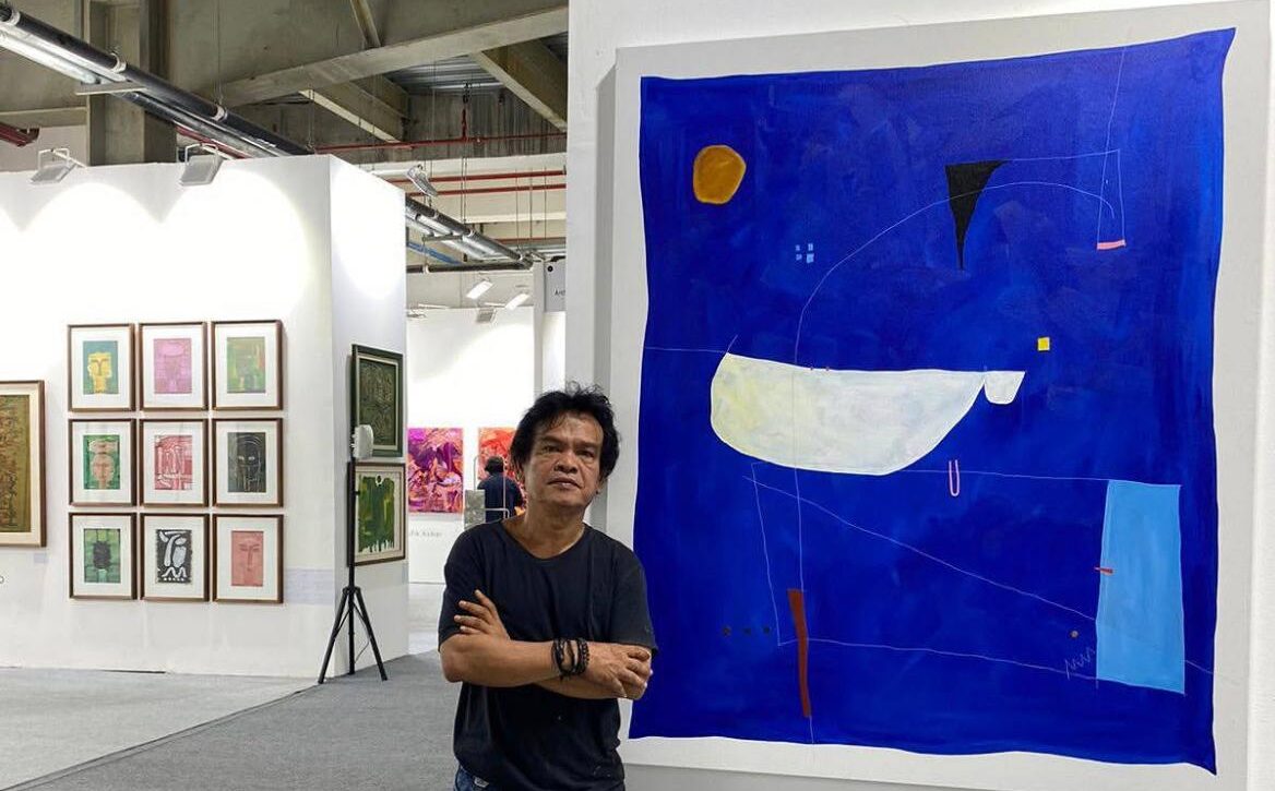 Penyair sekaligus penyintas stroke afnan malay akan menggelar pameran tunggal lukisan bertajuk energi rupa di kembang jati art house